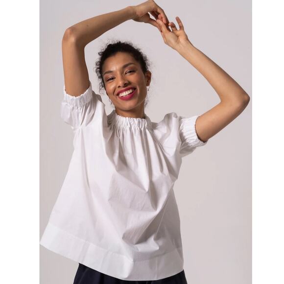 Monica Nera White Kate Shirt - Picture 10 of 10